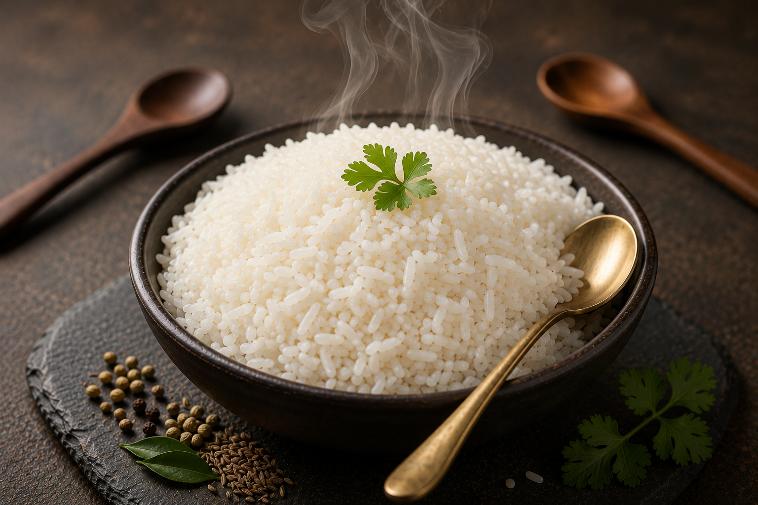 Sona Masoori rice grains
