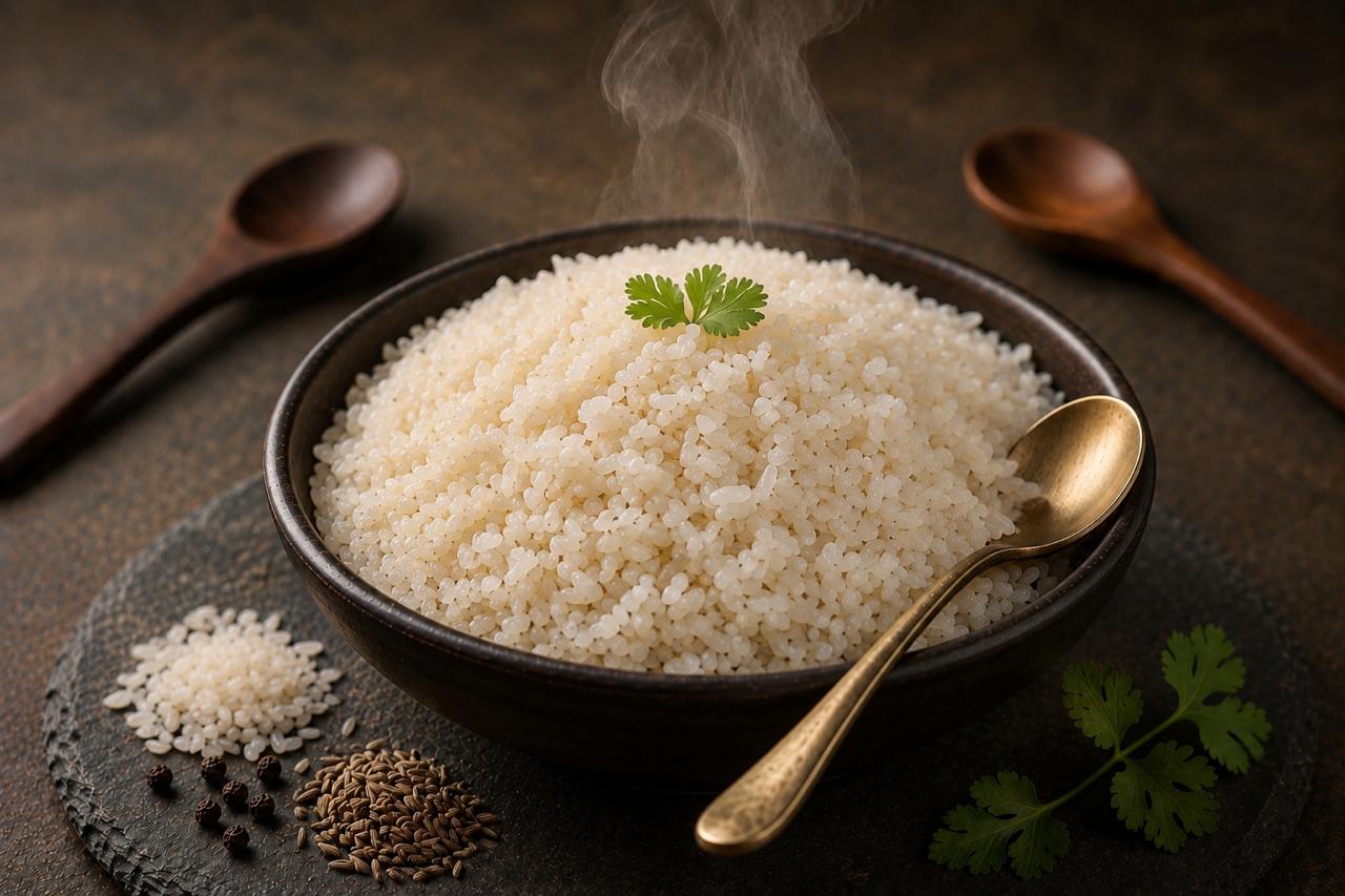 Broken Rice rice grains close-up